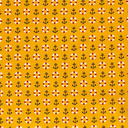 Bomullspoplin Tyg 150cm 034 Maritim - 50cm