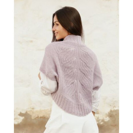 Sweet Angel by DROPS Design - Bolero Stickmönster str. S - XXXL