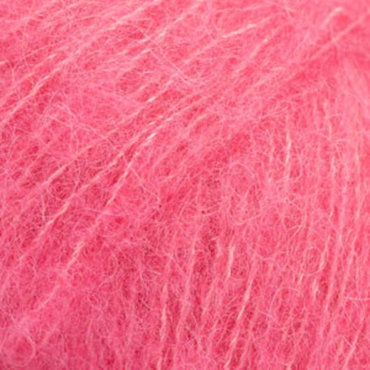 Drops Brushed Alpaca Silk Garn Unicolor 31 Kraftig rosa