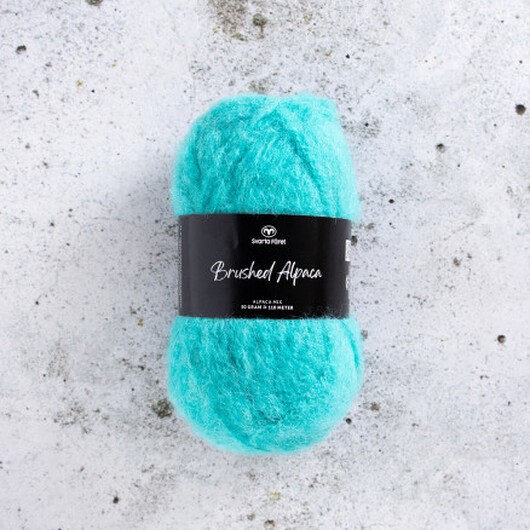 Svarta Fåret Brushed Alpaca Garn 24 Mint