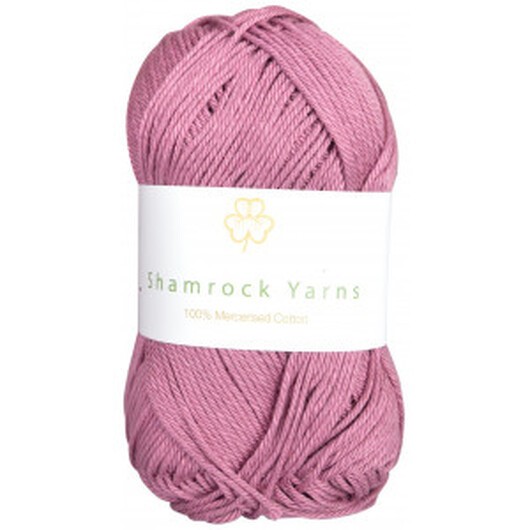 Shamrock Yarns Mercerised Cotton 78 Mörk Gammelrosa