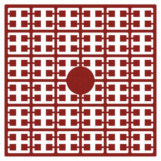 Pixelhobby Midi Pärlor 134 Mörk Rosa 2x2mm - 140 pixels