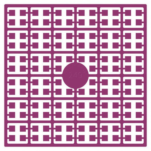 Pixelhobby Midi Pärlor 249 Mörklila 2x2mm - 140 pixels