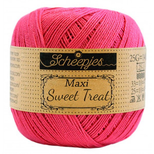 Scheepjes Maxi Sweet Treat Garn Unicolor 786 Fuchsia