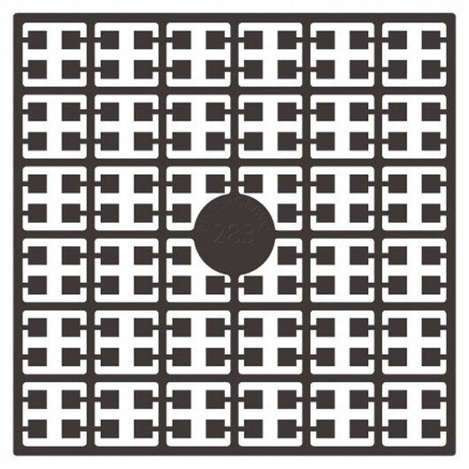 Pixelhobby Midi Pärlor 283 Mörkbrun 2x2mm - 140 pixels