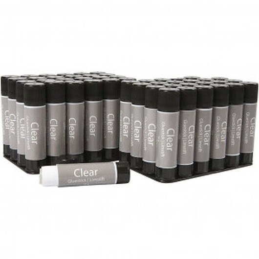 Clear limstift, 10 g, 48 st.