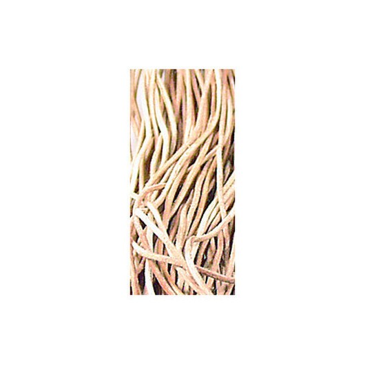 Lädersnöre Rundskuren Natur 100cm 1,5mm