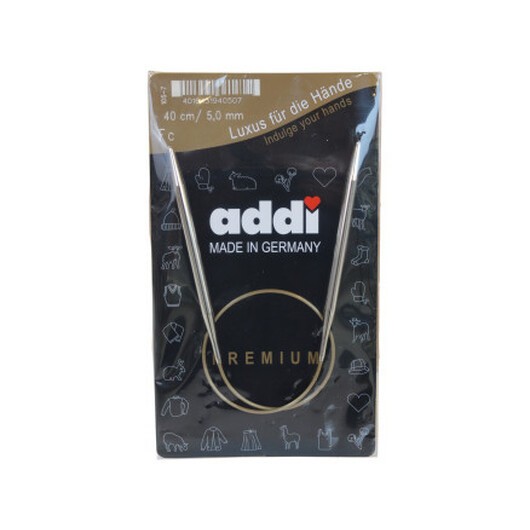 Addi Turbo Rundstickor Mässing 40cm 5,00mm / 15.7in US8