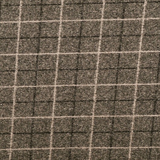 Fleecetyg 150cm 764 - Grått med rutor