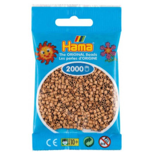 Hama Mini Pärlor 501-75 Tan - 2000 st.
