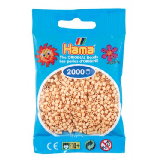 Hama Mini Pärlor 501-27 Beige - 2000 st.