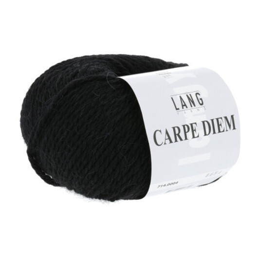 Lang Yarns Carpe Diem Garn 04 Svart