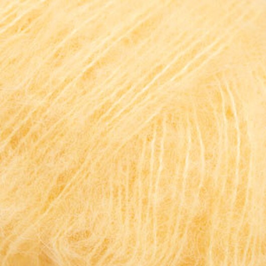 Drops Borstat Alpaca Silk Garn Unicolor 30 Gul