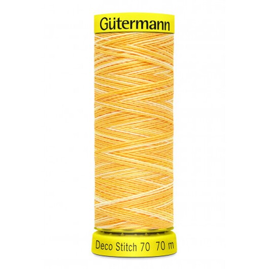 Gütermann Deco Stitch Multi 70 Gul sytråd Polyester 9926 - 70m