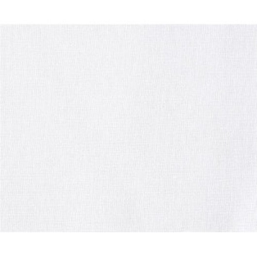 Pärlbomull Ekologiskt Bomullstyg 001 Vit 150cm - 50cm