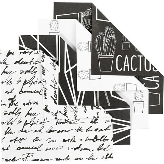 Origamipapper, stl. 10x10 cm, 80 g, 40 ark/ 1 förp.