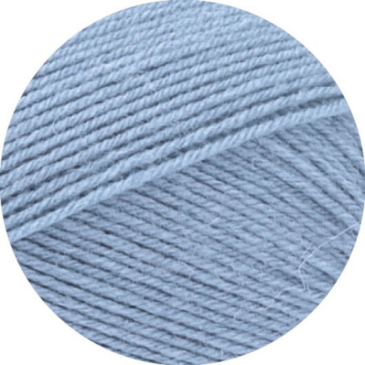 Lana Grossa Meilenweit 100 Merino Extrafine Uni Garn 2465 Ljusblå