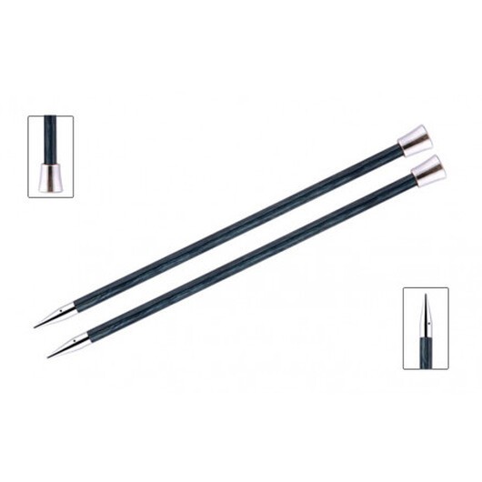 KnitPro Royalé Stickor / Jumperstickor Björk 35cm 8,00mm / 13.8in US11 Royale Blue