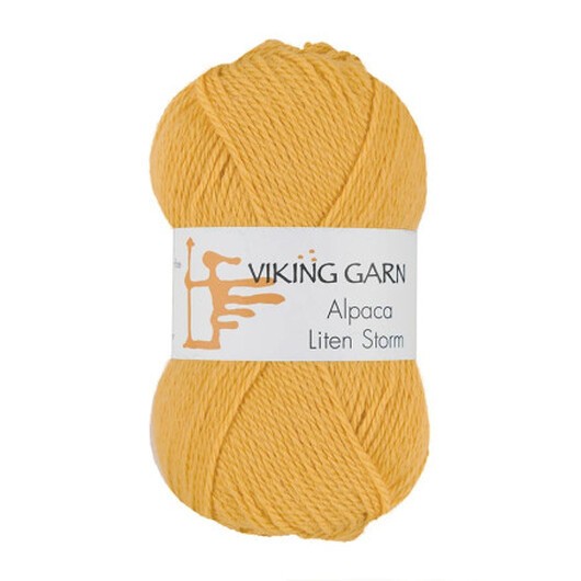 Viking Garn Alpaca Liten Storm 741 Sun Yellow