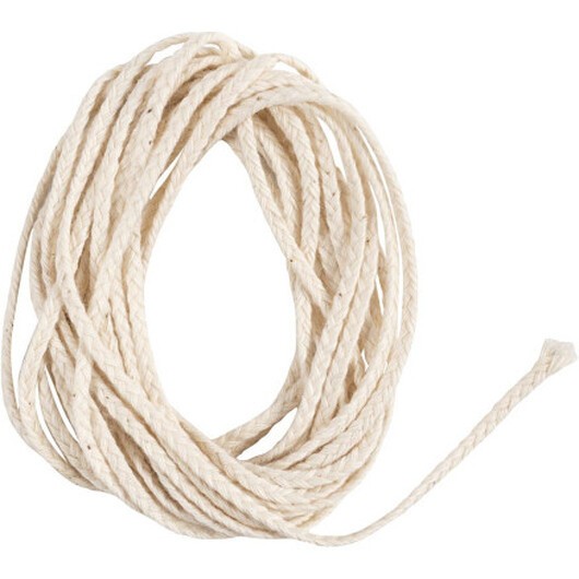 Veke, Lämplig för ljus stöpta i dopp (dia. 15 - 22Â mm) och ljus stöpta i form (40 - 60Â mm), 100 g, 3 m/ 1 förp.