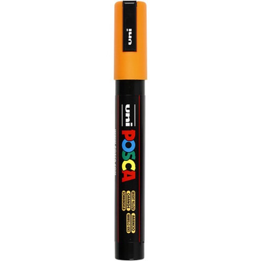 Posca Marker , nr. PC-5M, spets 2,5 mm, Medium, bright yellow, 1 st.