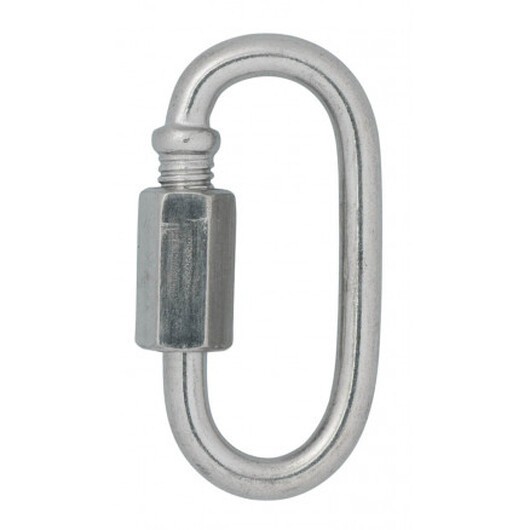 Infinity Hearts Karbinhake med Skruvlås Rostfritt Stål Silver 40x19,5mm - 3 st