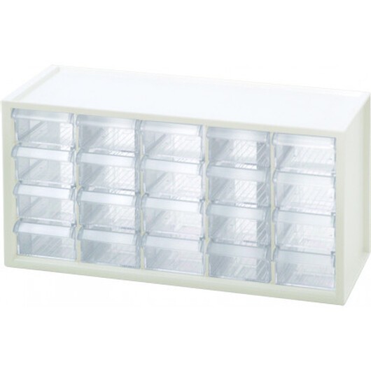 Infinity Hearts Förvaringshylla/Hylla med lådor 520 Plast 20 lådor 37,8x15,4x18,9cm