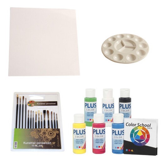 Målningssats för nybörjare