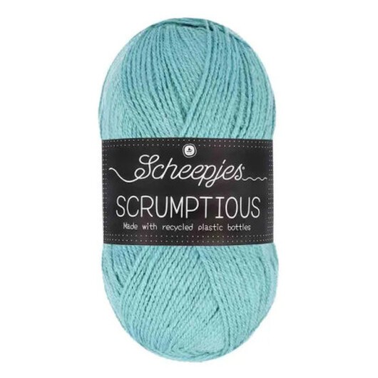 Scheepjes Scrumptious Garn 314 Blå Glaserad Donut