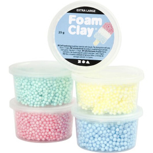 Foam Clay Extra Large, 5x25g/ 1 förp.