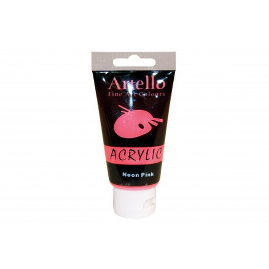 Artello Akrylfärg/Konstnärsfärg Neonrosa 75ml