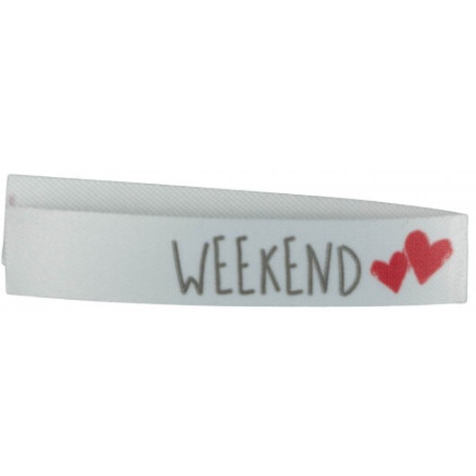 Label Weekend Vit - 1 st