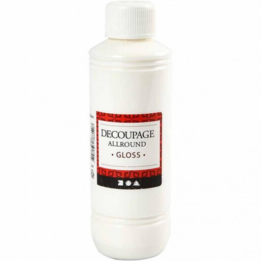 Decoupagelack, glansig, 250ml