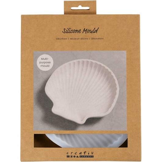 Silikonform, Clamshell, H: 2,5 cm, L: 14,5 cm, B: 14 cm, 1 st.