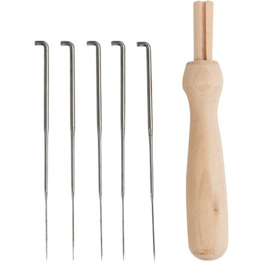 Filtnålshållare, L: 9 cm, 1 set