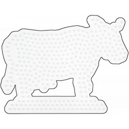 Hama Midi Pärlplatta Ko Vit 14x11 cm - 1 st.