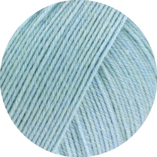 Lana Grossa Meilenweit 100 SETA Garn 51 Isblå