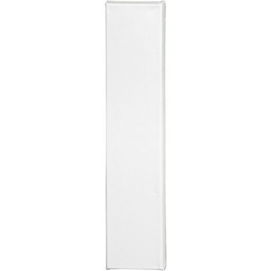 Canvas / Målarduk, D: 1,6 cm, storlek 10x50 cm, 360 g, vit, 1 st.