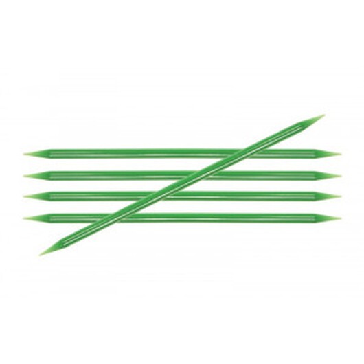 KnitPro Trendz Strumpstickor Akryl 20cm 9,00mm / 7.9in US13 Green