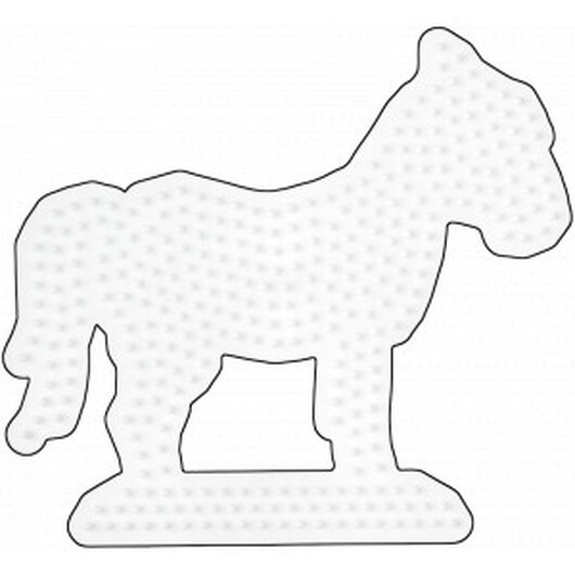 Hama Midi Pärlplatta Häst Vit 15x13,5 - 1 st.