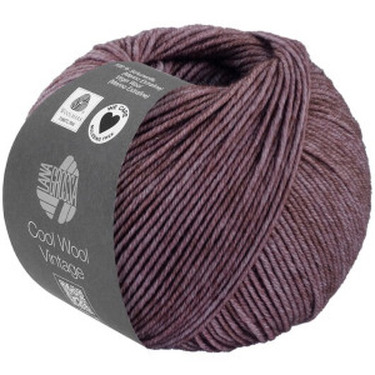 Lana Grossa Cool Wool Vintage 7387 Antik Violett