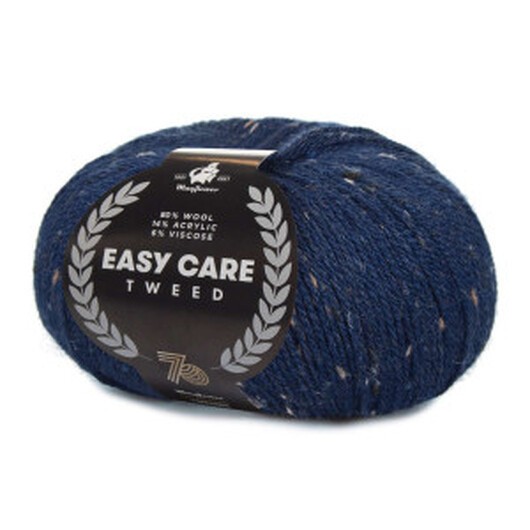 Mayflower Easy Care Tweed Garn 409 Midnattsblå