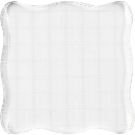 Akrylblock, stl. 10x10 cm, tjocklek 1 cm, 1 st.