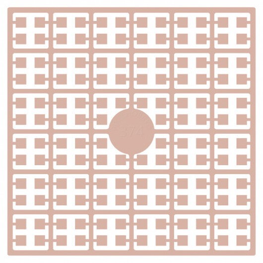 Pixelhobby Midi Pärlor 374 Väldigt ljus Hudfärg 2x2mm - 140 pixels
