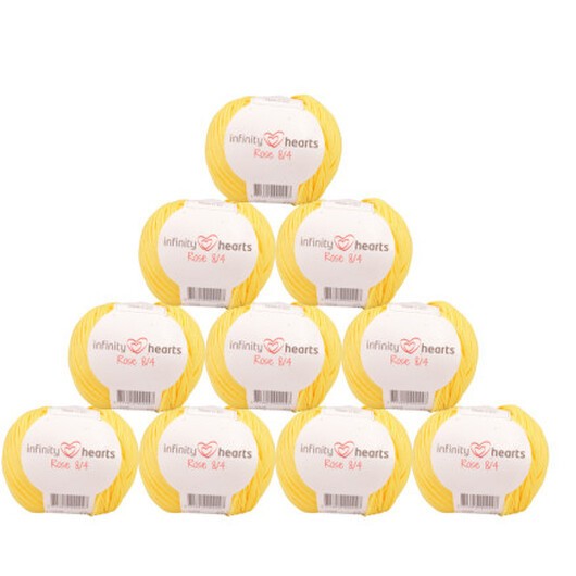 Infinity Hearts Rose 8/4 Garnnystan Unicolor 179 Gul - 10 st.