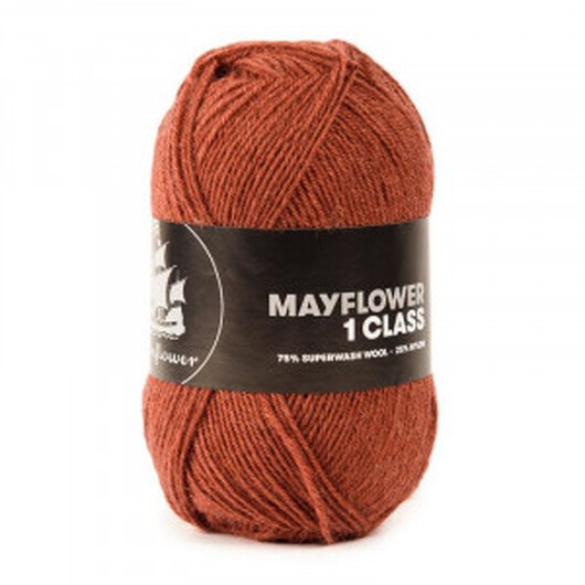 Mayflower 1 Class Garn Unicolor 29 Chilipeppar