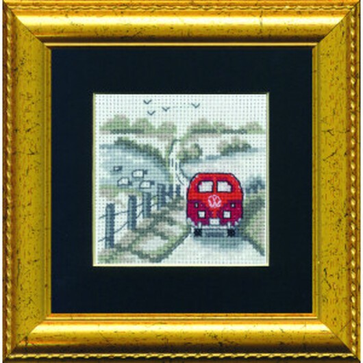 Permin Broderikit VW 11x11cm