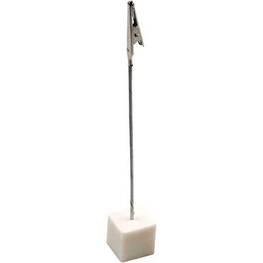 Krokodiltagg på stativ, H: 15 cm, storlek 2x2x2 cm, 5 st / 1 pk.