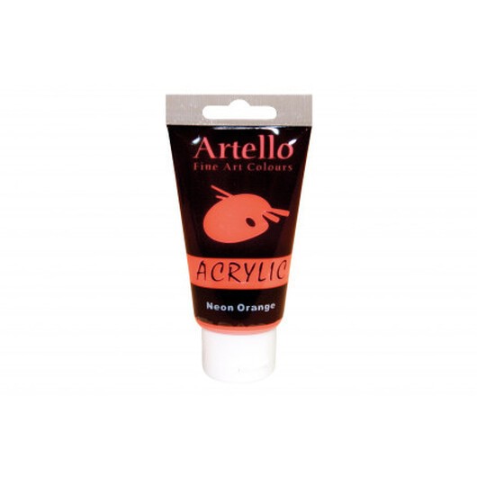 Artello Akrylmaling/Konstnärsfärg Neonorange 75ml