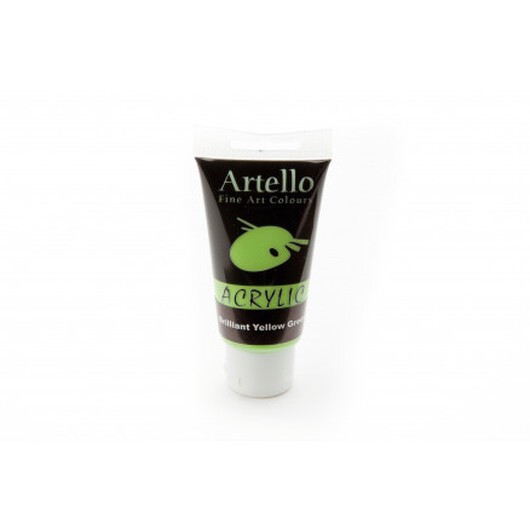 Artello Akrylfärg/Konstnärsfärg Limegrön 75ml